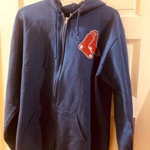 Vintage Red Sox Zip Up Hoodie💙♥️